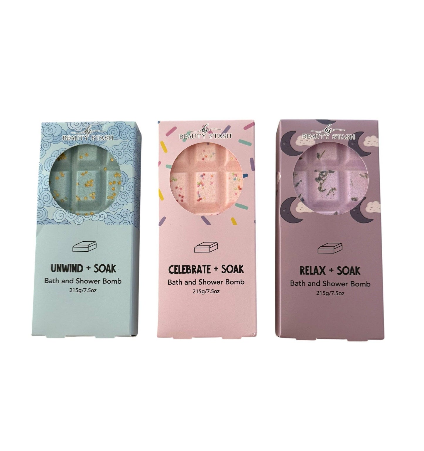 Bath Bomb Bar – 7.5oz Relaxing Aromatherapy Bath Bricks