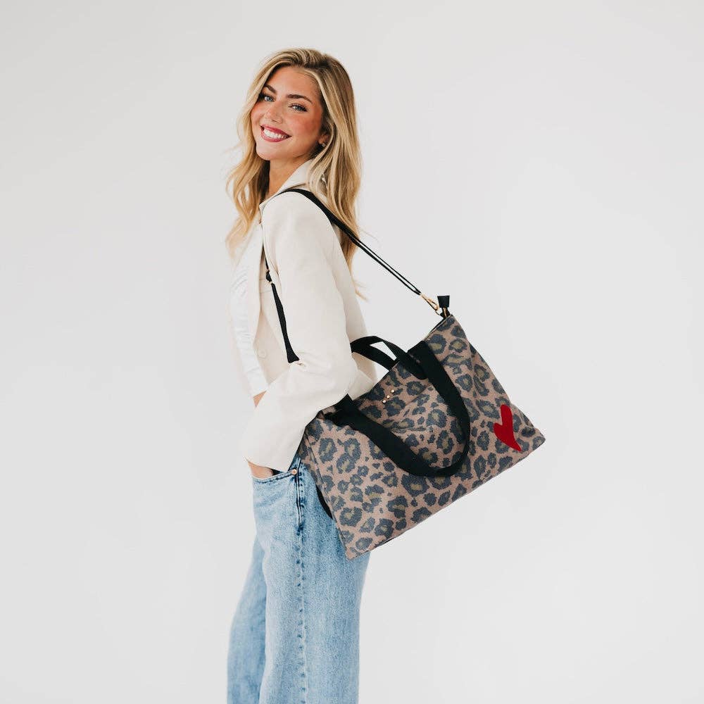 Chelsie Canvas Printed Tote