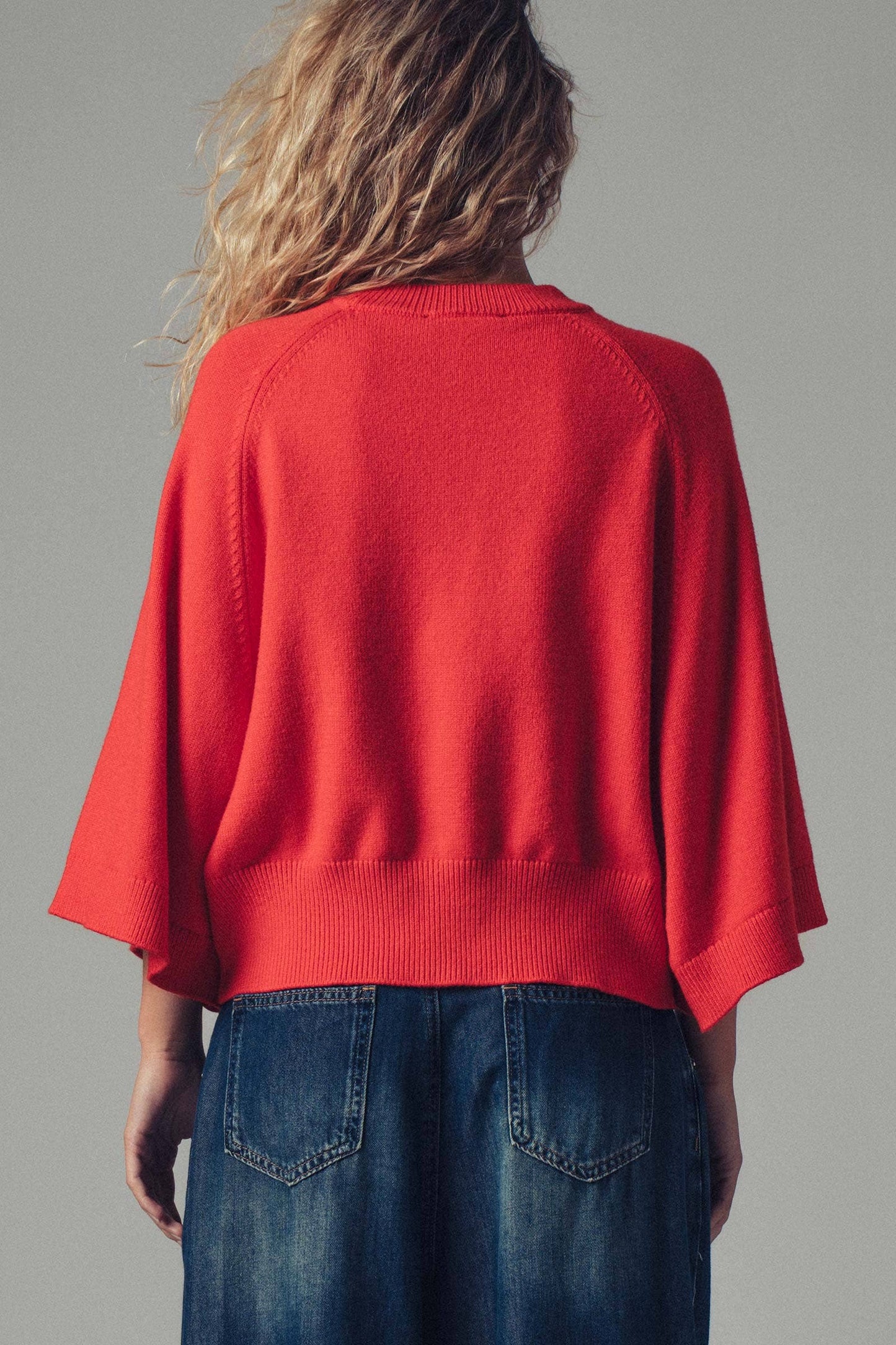 Batwing Sleeve Sweater Top