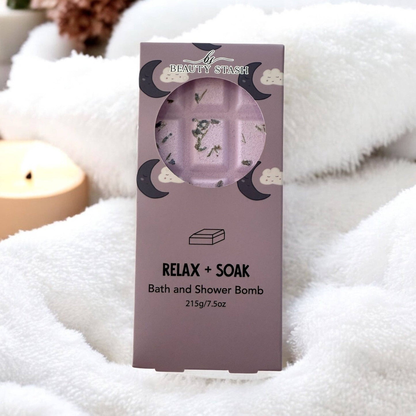 Bath Bomb Bar – 7.5oz Relaxing Aromatherapy Bath Bricks