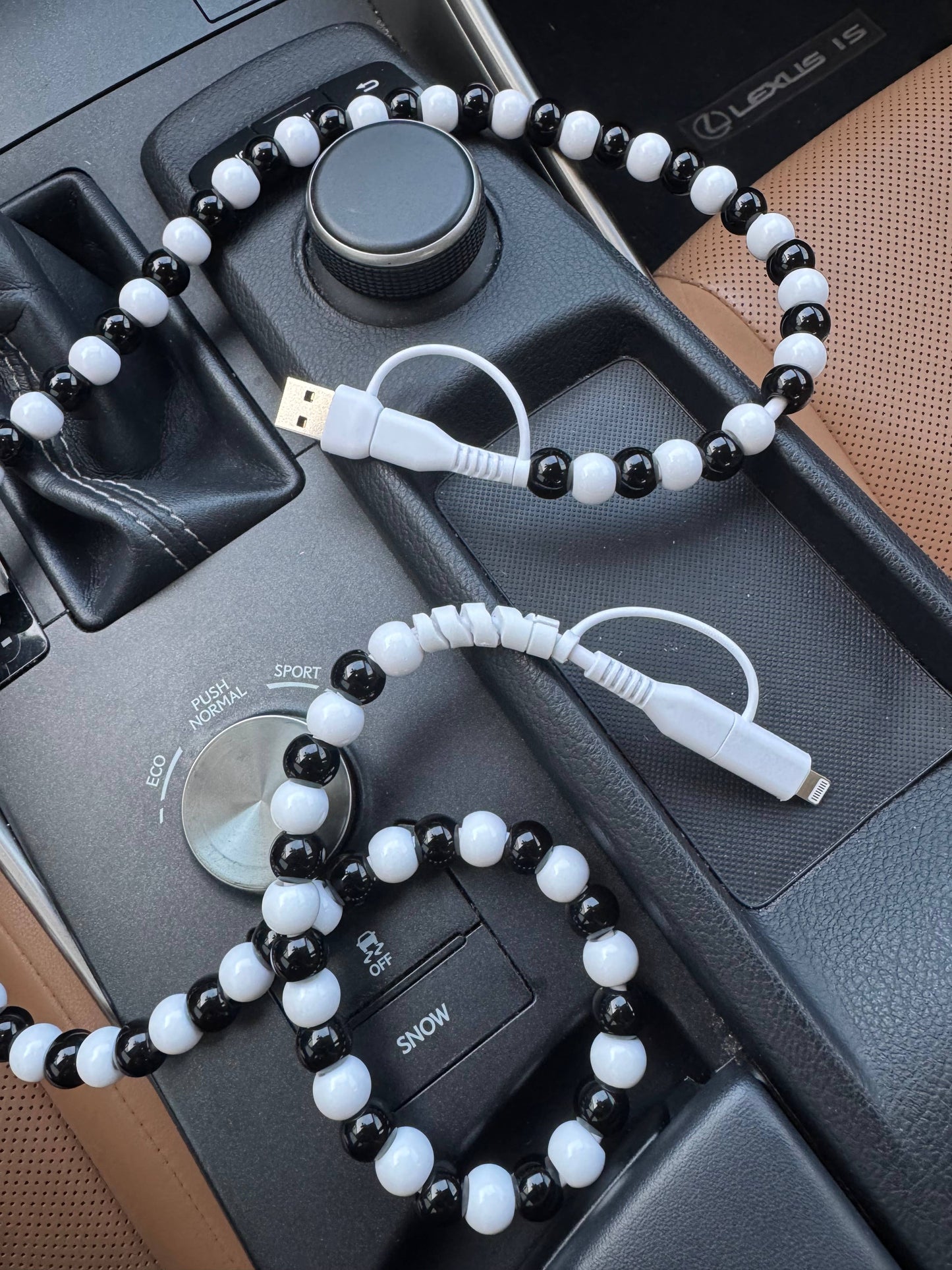 Black + White 4 in 1 Charger