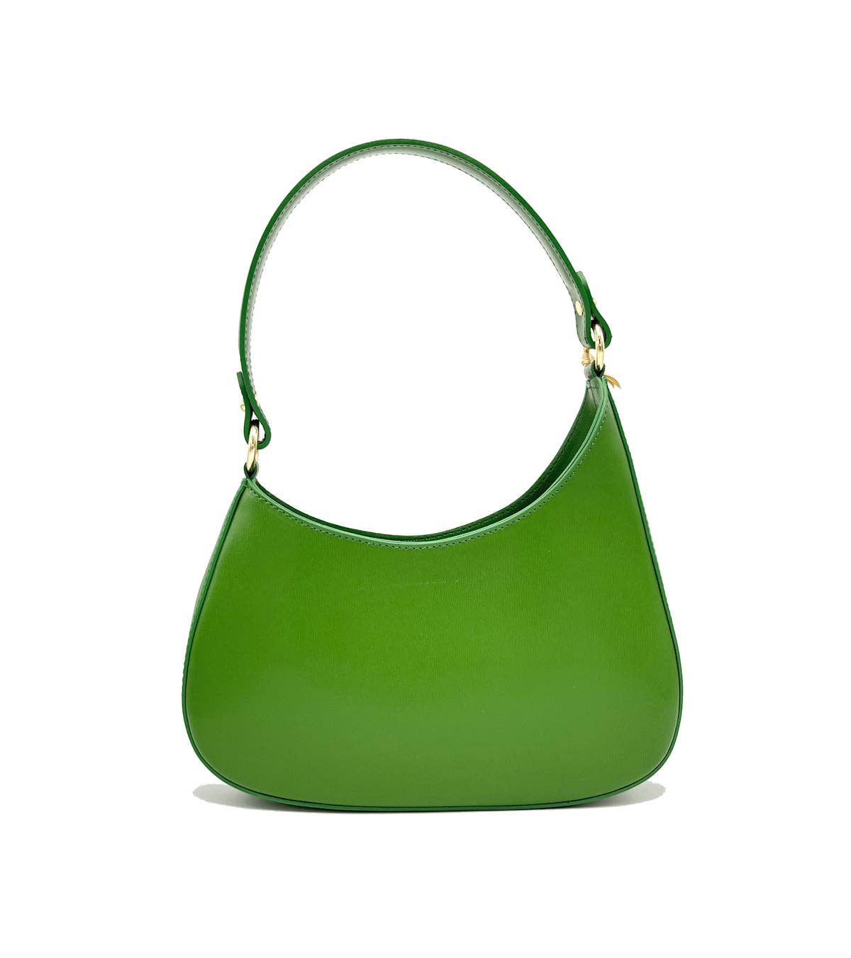 Genuine leather shoulder bag, made in Italy