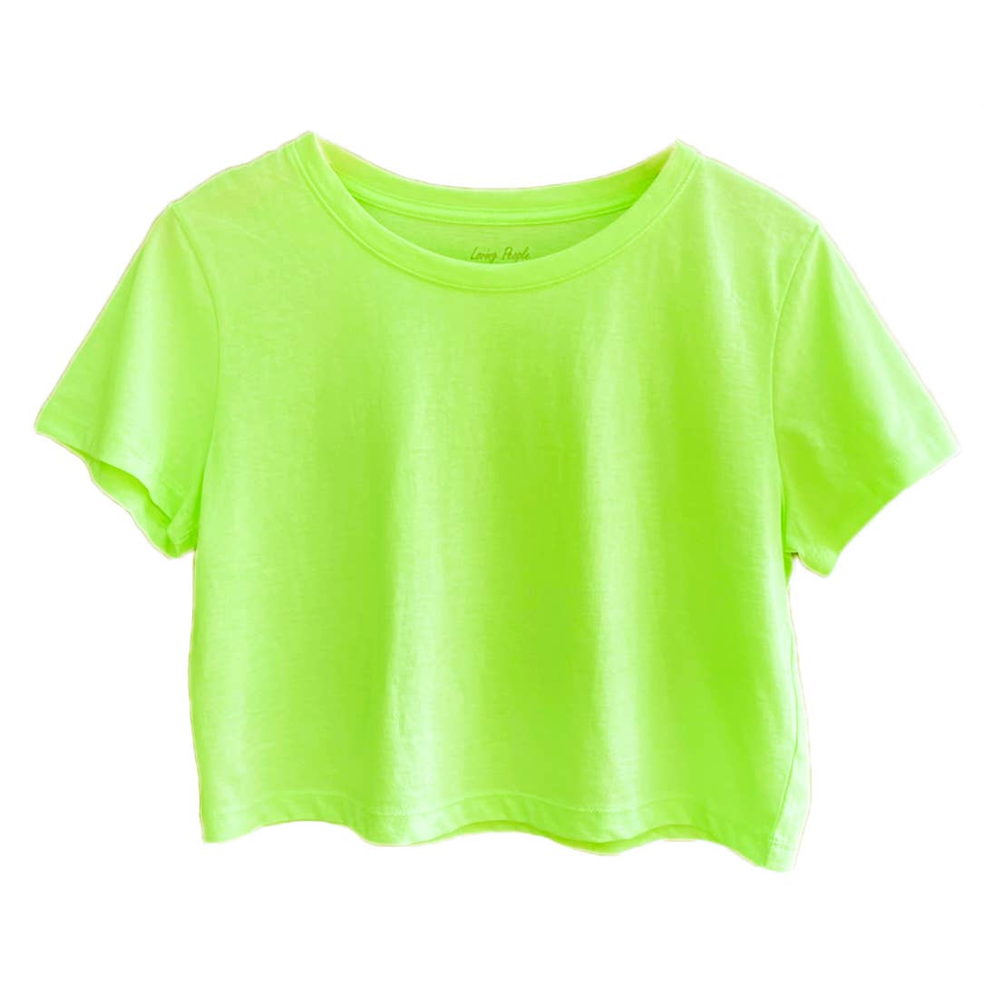 Premium cotton cropped tees